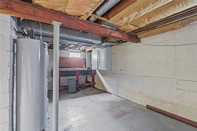 16 King Rd, Middletown, RI 02842 - below grade area with water heater