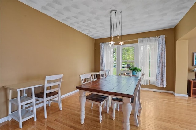 510 Westmoreland Ln, North Kingstown, RI 02874 - dining room featuring baseboards and light wood-style floors