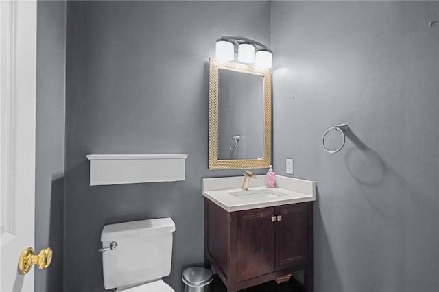 510 Westmoreland Ln, North Kingstown, RI 02874 - half bathroom with toilet and vanity