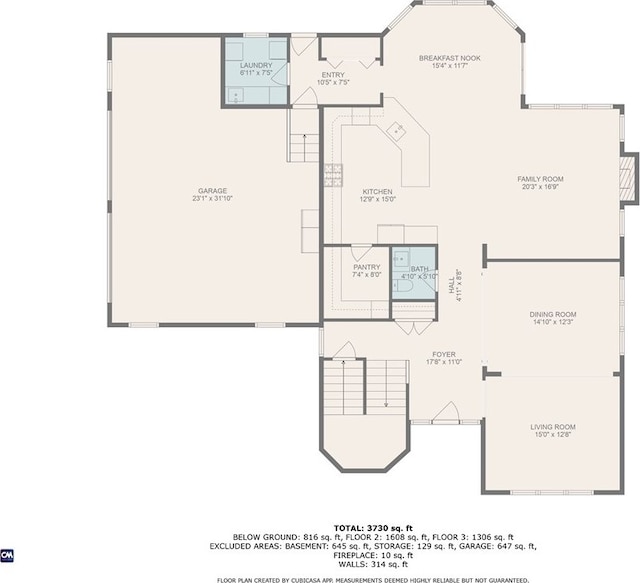 510 Westmoreland Ln, North Kingstown, RI 02874 - floor plan / room layout
