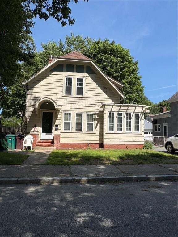 202 Jenckes St, Woonsocket, RI 02895 - view of front of house with entry steps