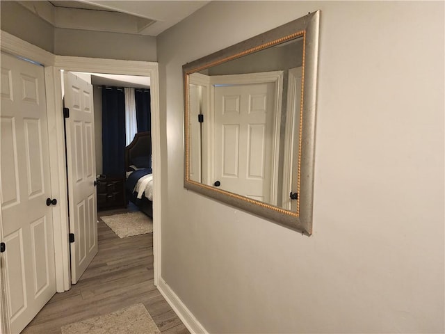 27 Unit St, Providence, RI 02909 - hall with light wood-type flooring and baseboards