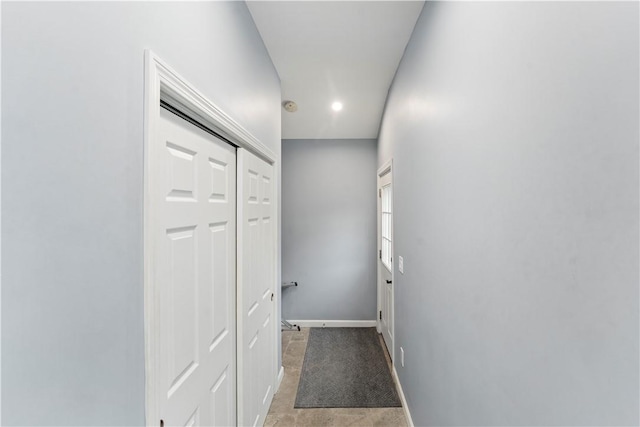 149 Weeden Dr, Warwick, RI 02818 - corridor featuring recessed lighting and baseboards