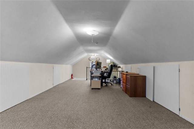 44 Felsmere Ave, Pawtucket, RI 02861 - bonus room with carpet, lofted ceiling, and an office area
