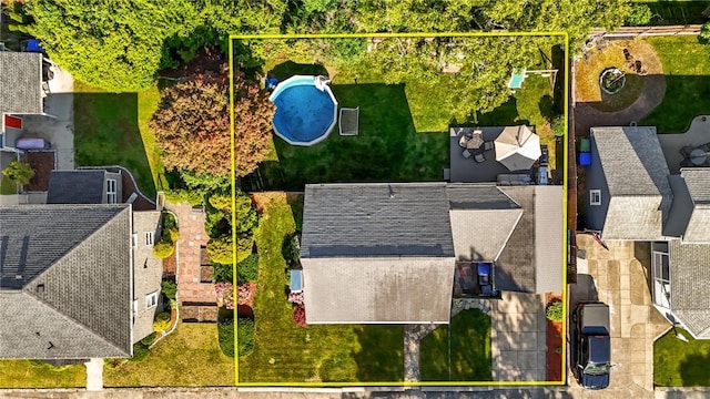 44 Felsmere Ave, Pawtucket, RI 02861 - aerial overview of property's location with property boundaries highlighted