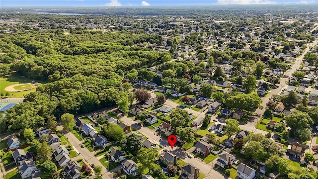 44 Felsmere Ave, Pawtucket, RI 02861 - aerial overview of property's location with nearby suburban area