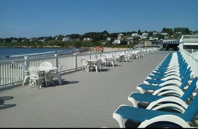 175 Bonnet Point Rd Unit Qn28, Narragansett, RI 02882 - wooden terrace featuring a water view