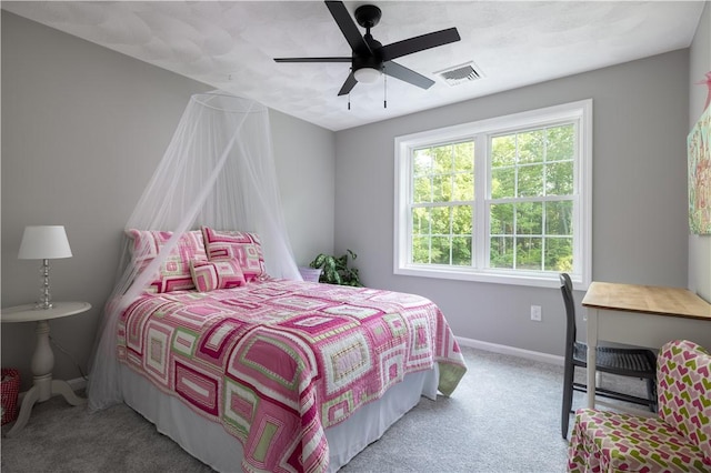 128 Old Quarry Rd, Glocester, RI 02857 - bedroom with carpet, baseboards, and a ceiling fan