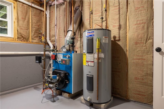 128 Old Quarry Rd, Glocester, RI 02857 - utilities with electric water heater and a heating unit