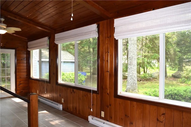 19 Jacob Perry Dr, Charlestown, RI 02831 - unfurnished sunroom with a baseboard radiator