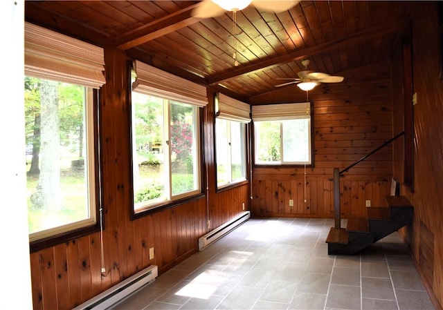 19 Jacob Perry Dr, Charlestown, RI 02831 - unfurnished sunroom featuring a baseboard radiator