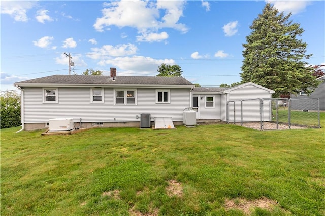 174 Russell Dr, Tiverton, RI 02878 - back of property featuring a chimney
