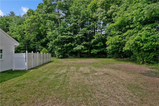 386 Mishnock Rd, West Greenwich, RI 02817 - view of yard with a forest view