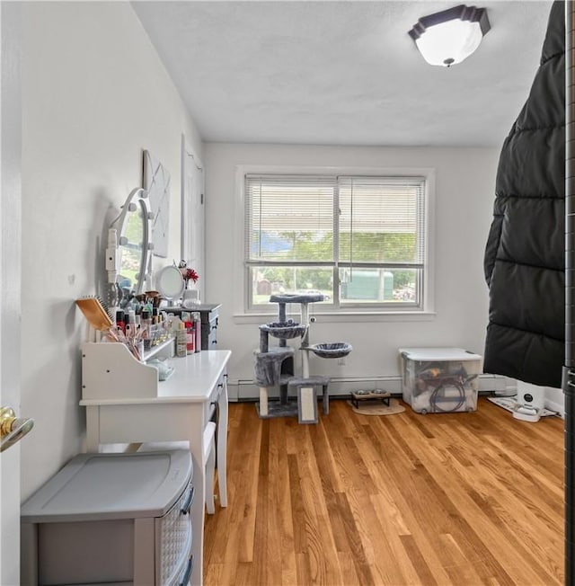 386 Mishnock Rd, West Greenwich, RI 02817 - office featuring light wood-style flooring