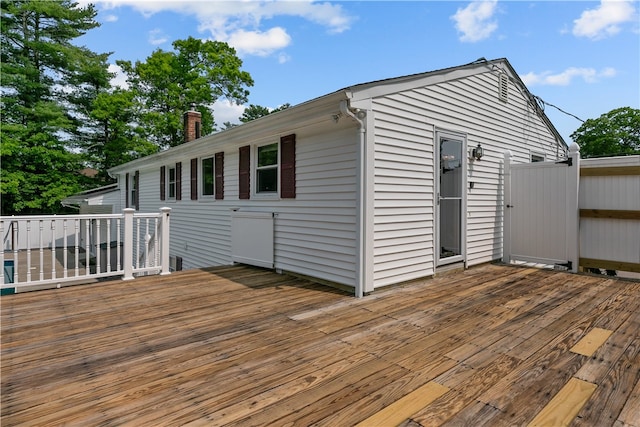 386 Mishnock Rd, West Greenwich, RI 02817 - view of deck