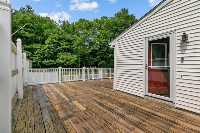 386 Mishnock Rd, West Greenwich, RI 02817 - view of deck