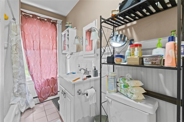 20 Cold Spring Pl, Woonsocket, RI 02895 - bathroom featuring toilet, vanity, and tile patterned flooring
