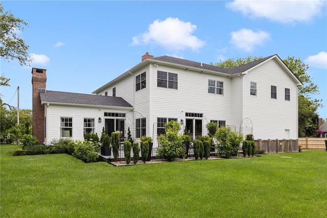 62 James Ct, Portsmouth, RI 02871 - back of house with a chimney