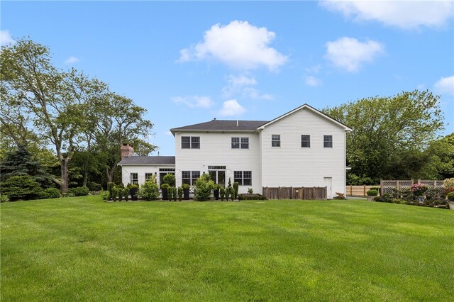 62 James Ct, Portsmouth, RI 02871 - back of property featuring a chimney