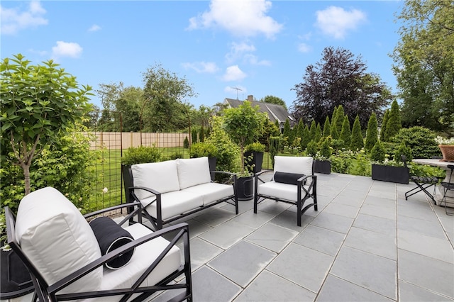 62 James Ct, Portsmouth, RI 02871 - view of patio with an outdoor living space