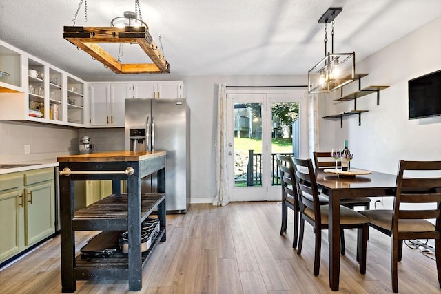 47 Morgan Ave Unit 45, Johnston, RI 02919 - dining space with light wood-type flooring and baseboards