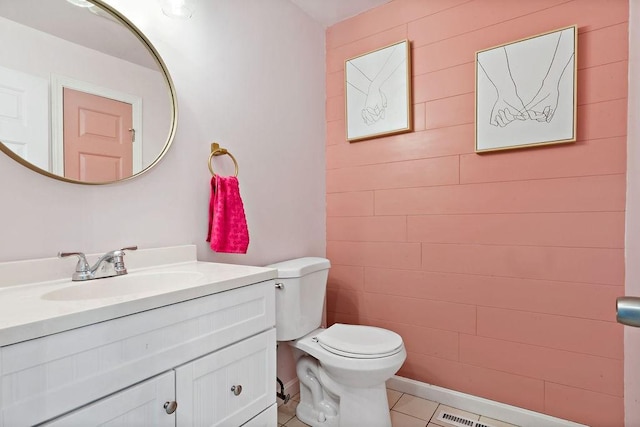 47 Morgan Ave Unit 45, Johnston, RI 02919 - half bath with tile patterned flooring, toilet, and vanity