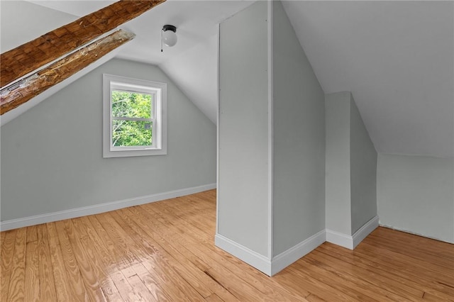 529 Rocky Hill Rd, Scituate, RI 02857 - additional living space featuring lofted ceiling, wood finished floors, and baseboards