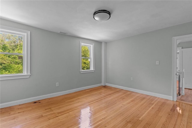 529 Rocky Hill Rd, Scituate, RI 02857 - empty room featuring light wood finished floors and baseboards