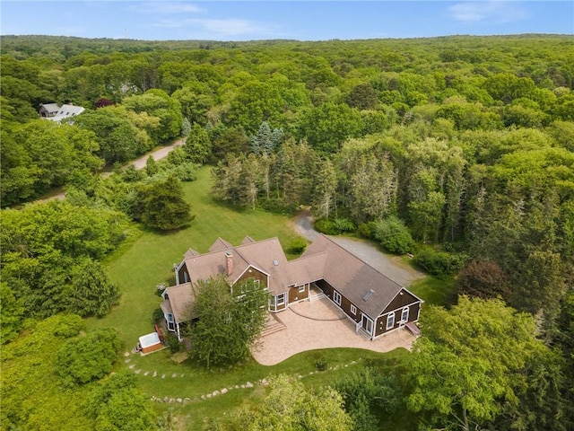 30 Walden Way S, Kingstown, RI 02879 - aerial view of property and surrounding area featuring a forest