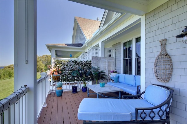 171 Leeshore Ln, Tiverton, RI 02878 - view of wooden porch