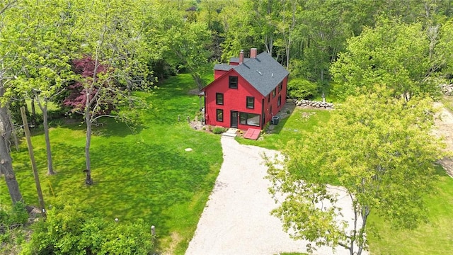 259 Green Hill Beach Rd, South Kingstown, RI 02879 - view of subject property featuring a heavily wooded area
