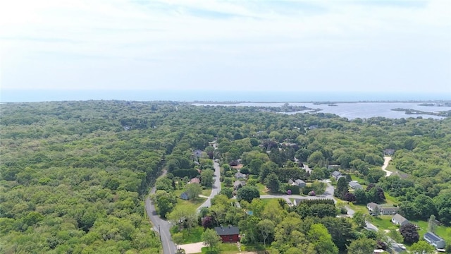 259 Green Hill Beach Rd, South Kingstown, RI 02879 - drone / aerial view of a large body of water and a heavily wooded area