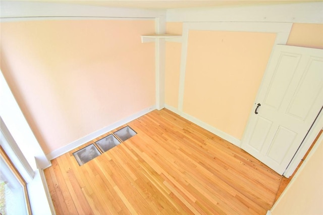 259 Green Hill Beach Rd, South Kingstown, RI 02879 - unfurnished room with light wood-style floors and baseboards