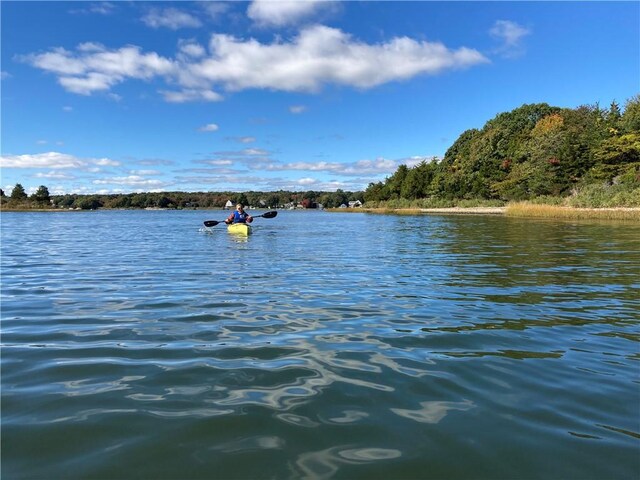 127 Pettey Ln, Westport, MA 02790 - water view with a heavily wooded area
