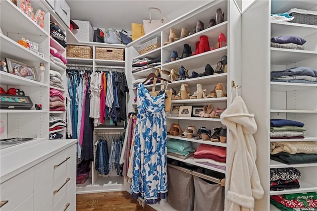 40 Oakbrook Ct, East Greenwich, RI 02818 - walk in closet with wood finished floors