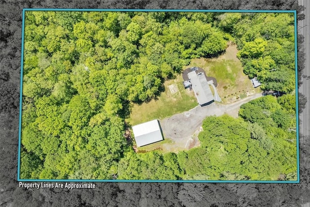 202 Hartford Pike, Foster, RI 02825 - aerial view of property's location with property boundaries highlighted