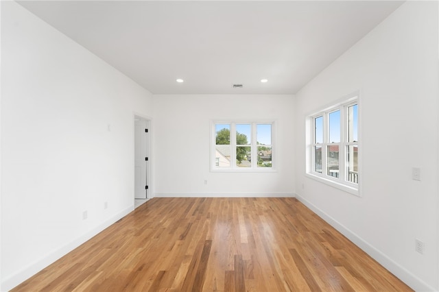 41 Burnett Rd, Warwick, RI 02889 - empty room featuring light wood-type flooring, baseboards, and recessed lighting