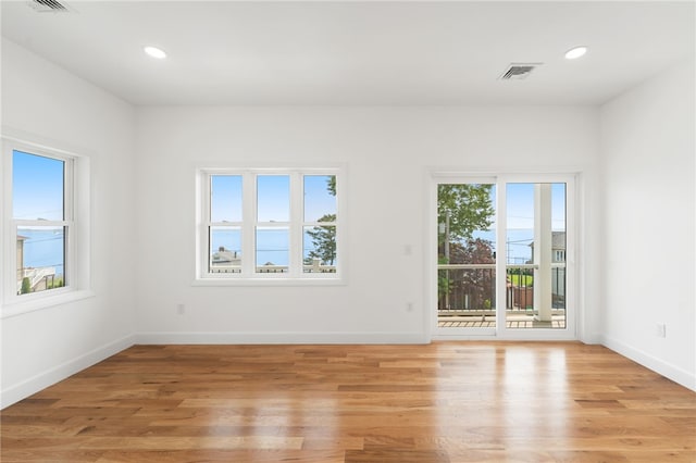 41 Burnett Rd, Warwick, RI 02889 - unfurnished room with light wood-style flooring, recessed lighting, and baseboards