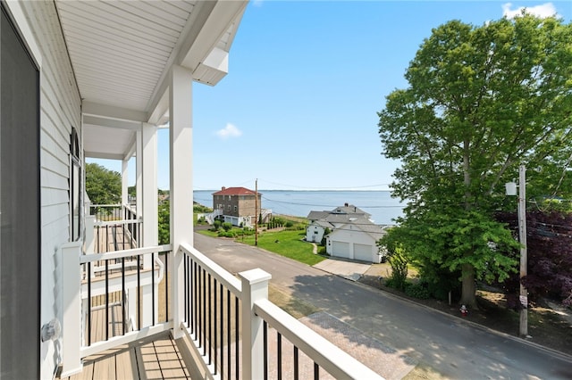 41 Burnett Rd, Warwick, RI 02889 - balcony featuring a water view
