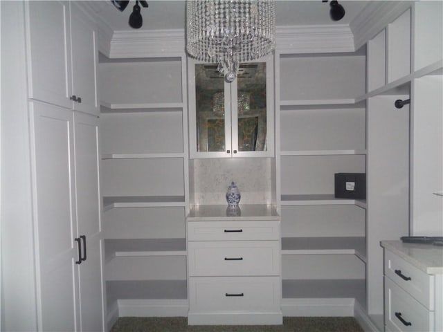 176 Vernon St, Warwick, RI 02889 - walk in closet with a chandelier