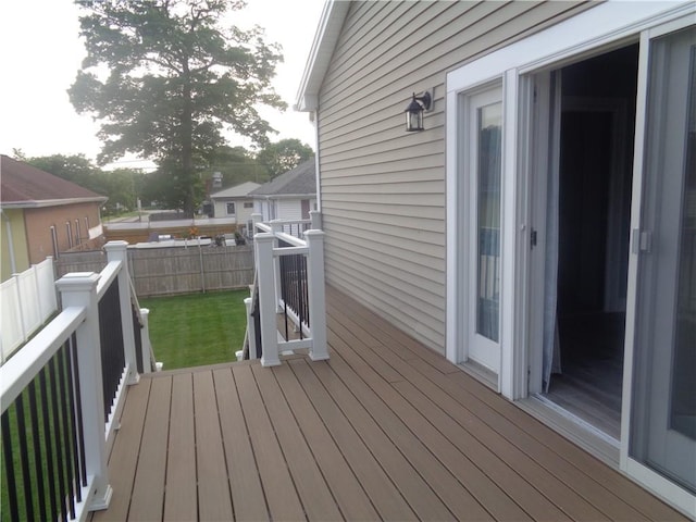 176 Vernon St, Warwick, RI 02889 - deck featuring a lawn