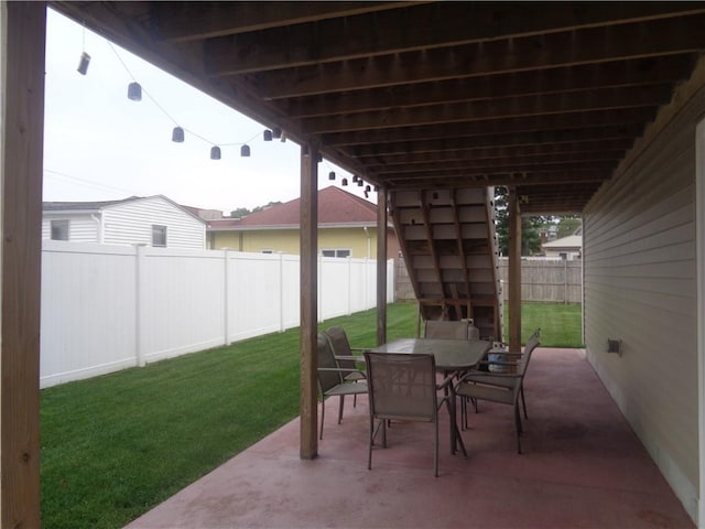 176 Vernon St, Warwick, RI 02889 - view of patio / terrace featuring outdoor dining space