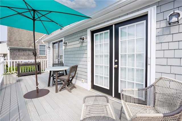 37 Brownell St, Warren, RI 02885 - view of deck