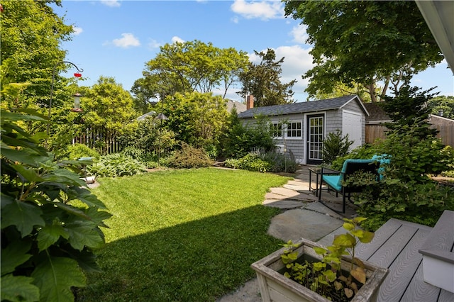 37 Brownell St, Warren, RI 02885 - view of yard with an outbuilding