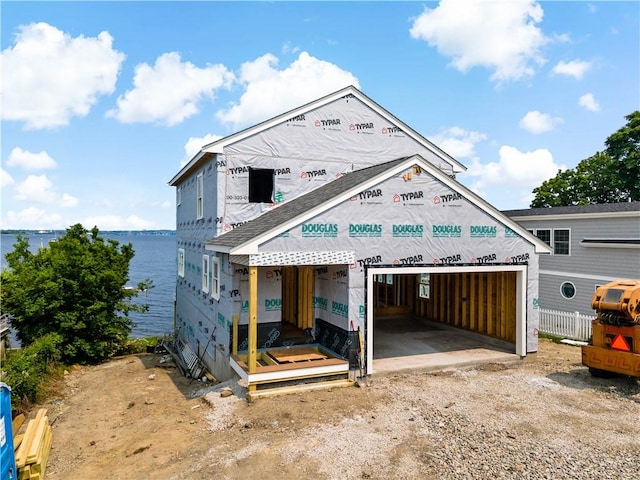 92 King Philip Ave, Bristol, RI 02809 - property in mid-construction with a water view and a garage