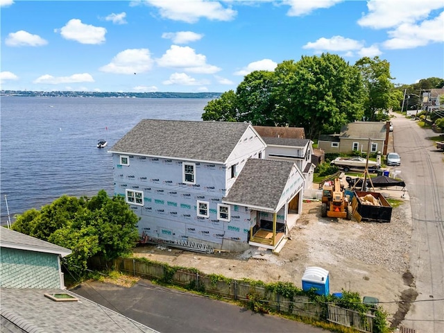 92 King Philip Ave, Bristol, RI 02809 - drone / aerial view of a large body of water