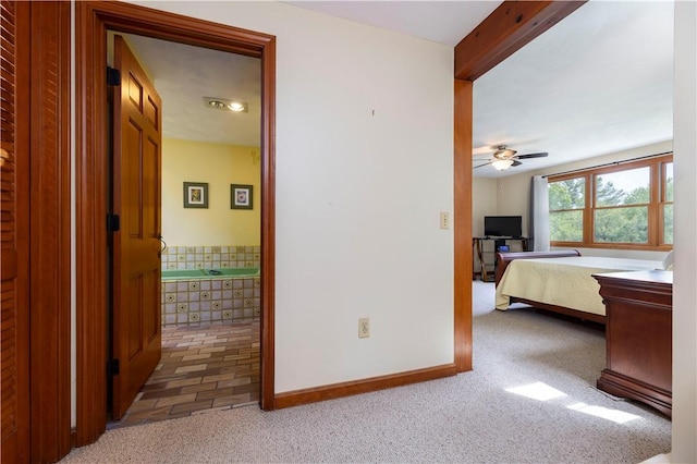 71 Phillips Ln, Glocester, RI 02814 - carpeted bedroom with baseboards and ensuite bathroom