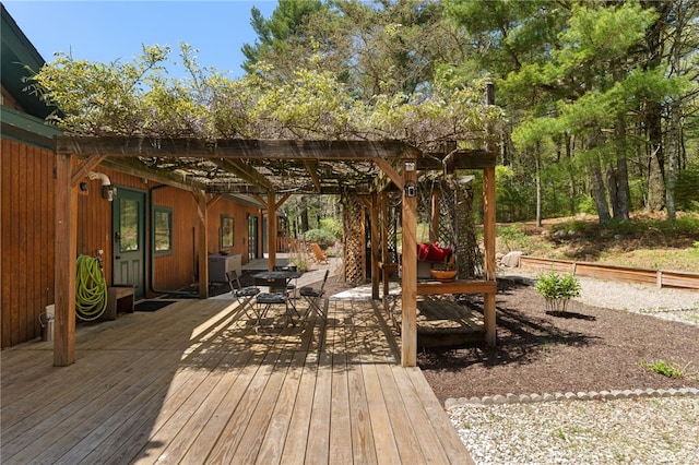 336 Switch Rd, Richmond, RI 02832 - deck featuring outdoor dining area