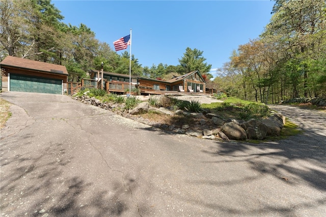 336 Switch Rd, Richmond, RI 02832 - view of front facade with a garage