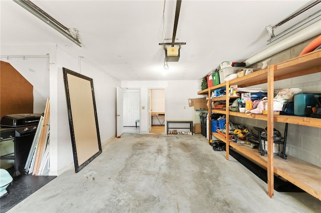 694 Orleans Ct, Warwick, RI 02886 - garage featuring a garage door opener